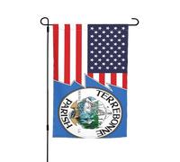Bandiera della parrocchia di Terrebonne, Louisiana e America per esterni,