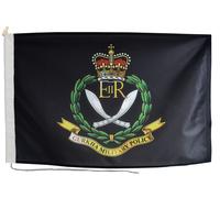 Bandiera della polizia militare Gurkha dell'esercito britannico con corda e l...