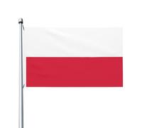 Bandiera della Polonia, 3x5 piedi, resistente allo sbiadimento, per esterni, interni, casa, giardino, cortile, cartello decorativo