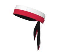 Bandiera della Polonia 6 Bandiera delle Azzorre Fascia per capelli unisex-adulto traspirante Fasce antisudore per allenamento per corsa, yoga e bici