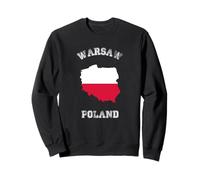 Bandiera della Polonia Distressed Warsaw Pride Felpa