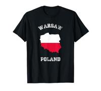 Bandiera della Polonia Distressed Warsaw Pride Maglietta