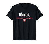 Bandiera della Polonia Nome Polacco Marek Maglietta