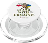 Bandiera della Polonia Selenskyj cane Stand with Ucraina PopSockets PopGrip per MagSafe