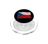 BANDIERA DELLA REPUBBLICA CECA BOHEMIA DISTRESSED STYLE PopSockets PopGrip per MagSafe