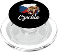 Bandiera della Repubblica Ceca Leone Ruggente Artistico PopSockets PopGrip per MagSafe