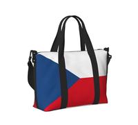 Bandiera della Repubblica Ceca Stampa Donne Uomini Borsa a Mano da Viaggio per Pieghevole Borsa Portatile per Viaggi di Weekend Viaggi