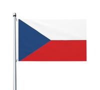 Bandiera della Repubblica Ceca stampata Festone 3x5 Ft Festivo Banner Con Occhielli Adatto Per Feste E Campeggio