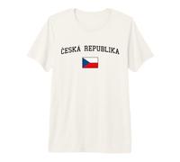 Bandiera della Repubblica Ceca Uomini Donne Bambini Repubblica Ceca Maglietta Premium