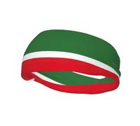 Bandiera della Repubblica Cecena Fasce Sportive Traspirante Atletico Spugna Fascia Sudore Assorbe il Sudore Fascia per la testa