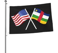 Bandiera della Repubblica Centrafricana e americana, 2x3 piedi, bandiere luminose