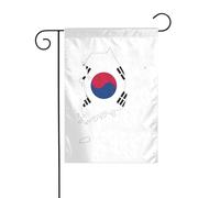 Bandiera della Repubblica della Corea Stampa Bandiere da Giardino Per La Decorazione Esterna, Piccola Bandiera Da Giardino Stagionale Inverno Natale Vacanze Outdoor