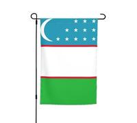 Bandiera della Repubblica dell'Uzbekistan Stampa Piccole Bandiere Per Cortile Giardino Bandiera Spessa Per Portici Prati Resistente Allo Sfumamento