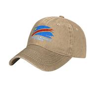 Bandiera della Repubblica Democratica del Congo Uomo Donna Cappello da Baseball Protezione Solare Snapback-Cappello Moda Cappellino da Baseballberretto per Trucker Che Corre Viaggi