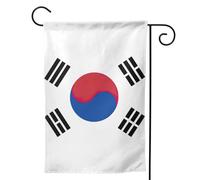 Bandiera della Repubblica di Corea bandiere da giardino stagionali per esterni, durevole su entrambi i lati, decorazione per le vacanze