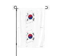 Bandiera della Repubblica di Corea, bandiere decorative per esterni, decorazione da giardino su entrambi i lati, per tutte le stagioni e le vacanze