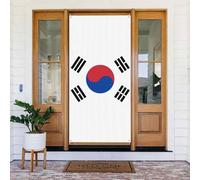 Bandiera della Repubblica di Corea copertura porta striscione decorato. Striscione stampato per porta, da appendere alla parete per feste