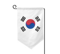 Bandiera della Repubblica di Corea Stampa Bandiere di benvenuto Cortile Decorazione Esterna Tutte le Stagioni Giardino Patio Bandiera 30x45cm Diverse Forme