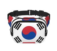 Bandiera della Repubblica di Corea stampato alla moda marsupio unisex messenger bag, borsa da viaggio alla moda