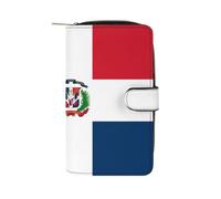 Bandiera della Repubblica Dominicana Carino Portafogli Lunghi Portafogli Grande Capacità Portafoglio Fibbia Borsetta Blocco Frizione Borsa per Bill Cash Coin Card Key Purse, Stile:, 19.7x11x3.5cm, Per