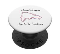 Bandiera della Repubblica Dominicana della Soia Hasta La Tambora PopSockets PopGrip Adesivo