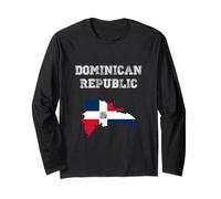 Bandiera della Repubblica Dominicana Destination Pride Maglia a Manica