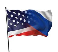 Bandiera della Russia 9,1 x 1,5 m Bandiere da muro dai colori vivaci e resistenti allo sbiadimento UV per esterni e interni