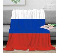 Bandiera della Russia Coperta Di Flanella Stampata in Bandiera nazionale 3D Coperta Di Divano Letto Divano Coperta Di Pile Super Soft Fuzzy Warm Cozy Fleece Bed Blanket 60x80inch(150x200cm)