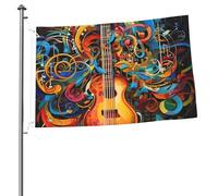 Bandiera della serie musicale 2x3 Ft Stampa su entrambi i lati Bandiera da giardino Bandiere di benvenuto per esterni Bandiera della casa Bandiera all'aperto Banner segni per interni Yard Decorazione