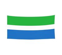 Bandiera della Sierra Leone, striscione da parete, decorazione per feste, festa di tutti i santi, Halloween, bandierine per porta