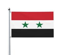 Bandiera della Siria 3x5 piedi cartello da giardino striscione decorativo