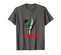 Bandiera della Siria, Damasco, Bandiera siriana, Amo la Siria Maglietta
