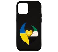 Bandiera della Siria e dell'Ucraina, amo l'Ucraina, amo la Siria Custodia per iPhone 12/12 Pro