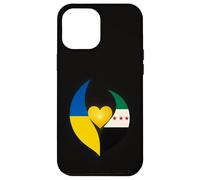 Bandiera della Siria e dell'Ucraina, amo l'Ucraina, amo la Siria Custodia per iPhone 12 Pro Max