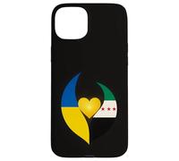 Bandiera della Siria e dell'Ucraina, amo l'Ucraina, amo la Siria Custodia per iPhone 15 Plus