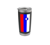 Bandiera della Slovenia Bicchiere termico in acciaio inox doppia parete