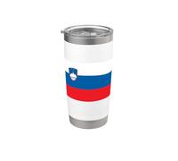 Bandiera della Slovenia Bicchiere termico in acciaio inox doppia parete