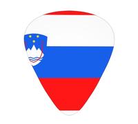 Bandiera della Slovenia Plettri per chitarra, 12 pezzi, per ukulele, basso, accessori
