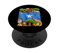 Bandiera della Somalia Radici Somale Orgoglio Somalo PopSockets PopGrip Adesivo