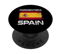 Bandiera della Spagna Formentera Distressed Spanish Pride PopSockets PopGrip Adesivo
