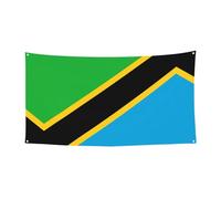 Bandiera della Tanzania, 188 x 89 cm, cartello festivo, Halloween, Natale, festa, sfondo da appendere