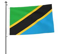 Bandiera della Tanzania per esterni - Bandiere da 2x3 piedi per esterni, perfette per giardino e cortile per decorazioni estive