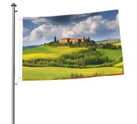Bandiera della Toscana Primavera 0,6 x 0,9 m stampa su entrambi i lati bandiere da giardino bandiera da cortile per esterni bandiere per feste banner regalo con occhielli sfondo fotografico per