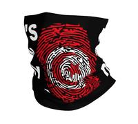 Bandiera della Tunisia, È nel Mio Dna Donna Uomo Bandana Multiuso Scaldacollo Durevole Sciarpa al Collo per Ciclismo Motocicletta Yoga