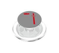 Bandiera della Turchia e mappa, maglietta grafica minimalista dell'orgoglio turco PopSockets PopGrip per MagSafe