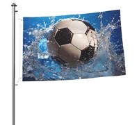 Bandiera dell'acqua del pallone da calcio 2x3 Ft Stampa su entrambi i lati Bandiera da giardino Bandiere di benvenuto per la bandiera esterna della casa segni banner all'aperto per cortile interno
