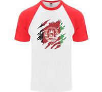 Bandiera Dell'Afghanistan Afghan Day Calcio Maglietta S/S Da Baseball Per Uomo