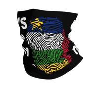 Bandiera Dell'Africa Centrale, È nel Mio Dna Donna Uomo Scaldacollo Durevole Decorazione Facciale Multifunzione Ghetta da Collo per Ciclismo Sports Campeggio