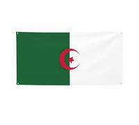 Bandiera dell'Algeria con stampa versatile per feste, Ringraziamento e compleanno, per tutte le occasioni