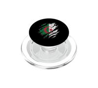 Bandiera dell'Algeria effetto usurato Design National Pride PopSockets PopGrip per MagSafe
